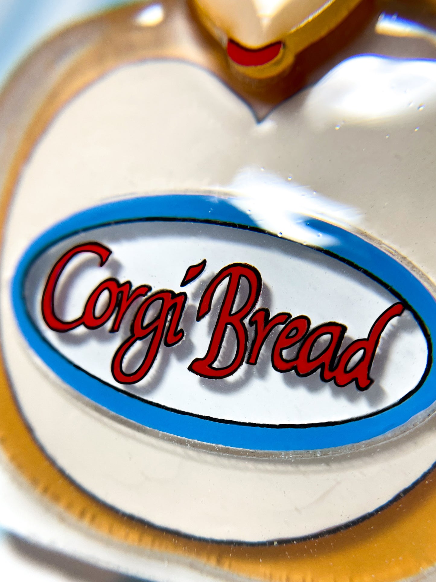 Corgi Bread Brooch (Eng.Ver)