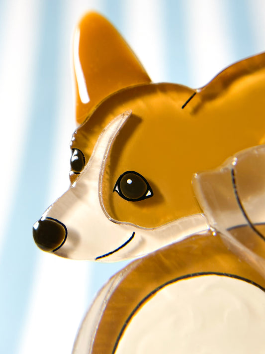 Corgi Bread Brooch (Jap.Ver)