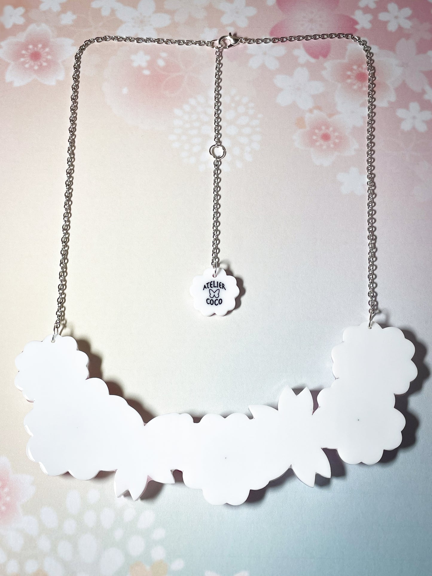 Japanese Cherry Blossom Necklace