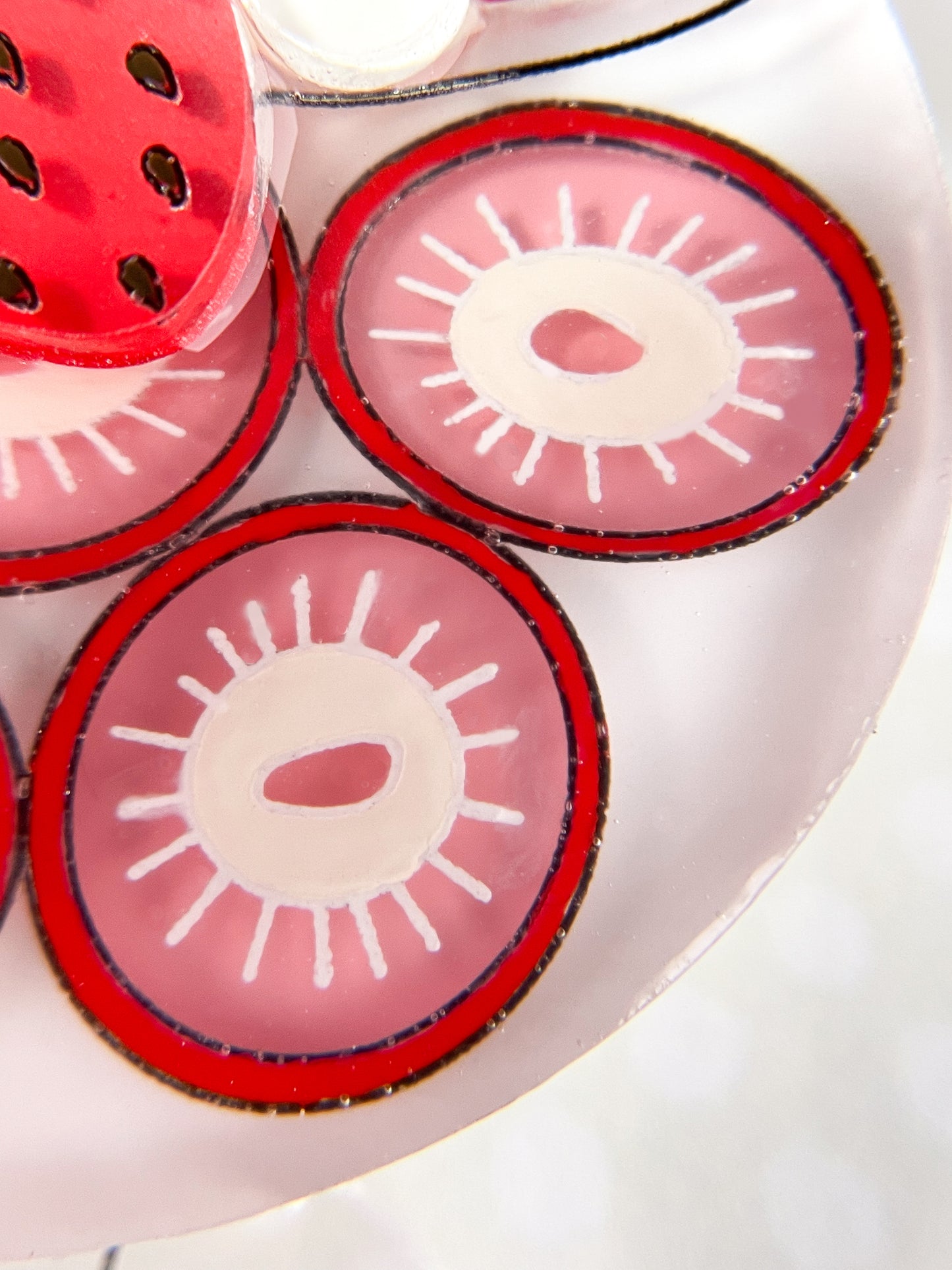 Strawberry Parfait Brooch (Rabbit)