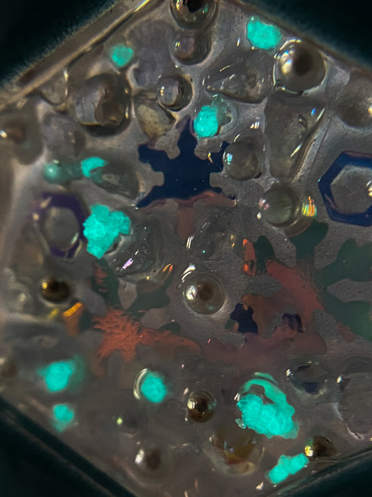 Snow Crystal  Drop Earrings