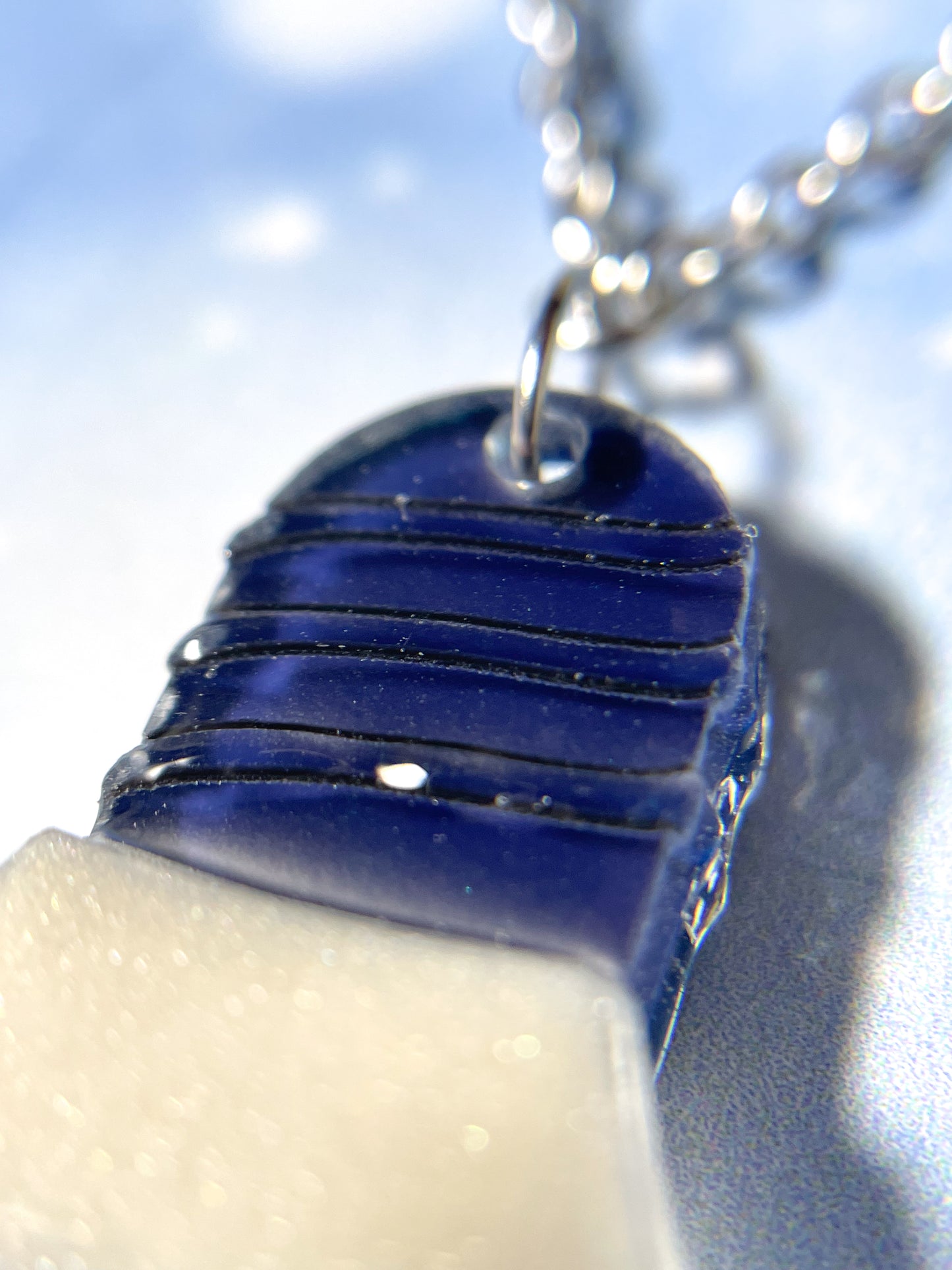 Snow Light Bulb Necklace