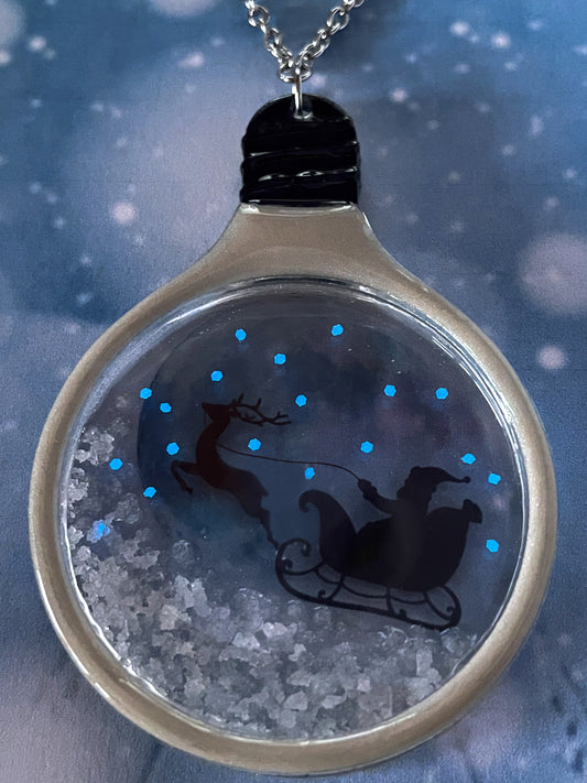 Snow Light Bulb Necklace
