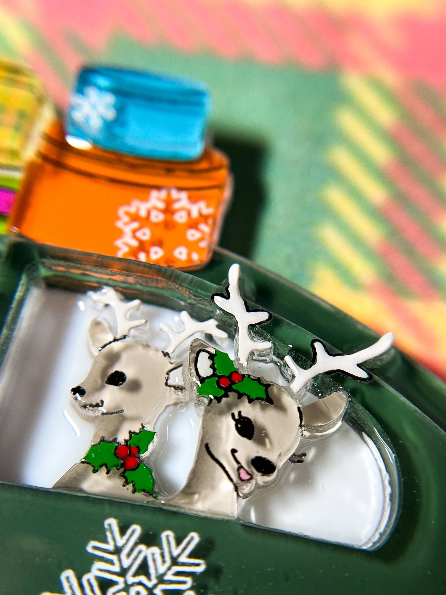 Santa's Delivery with Reindeers Necklace (Ver.2024)