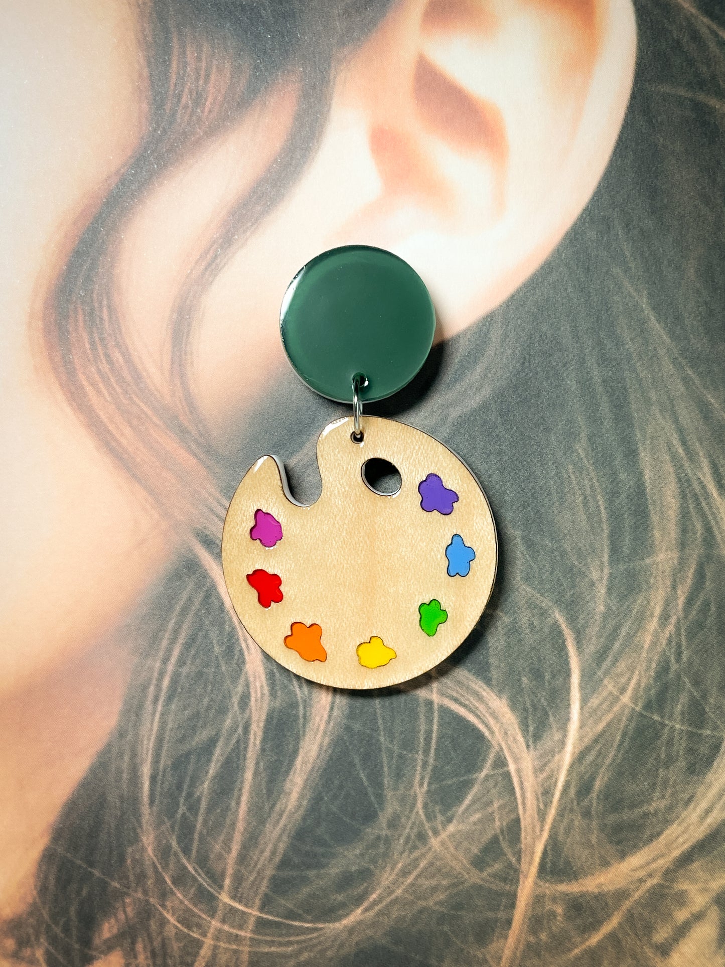 Artist Duck Drop Earrings