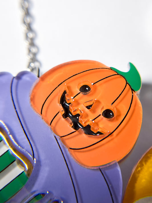 Halloween Cupcake Necklace