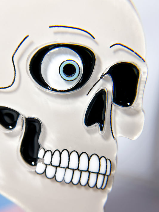 Brain Skull Drop Earrings