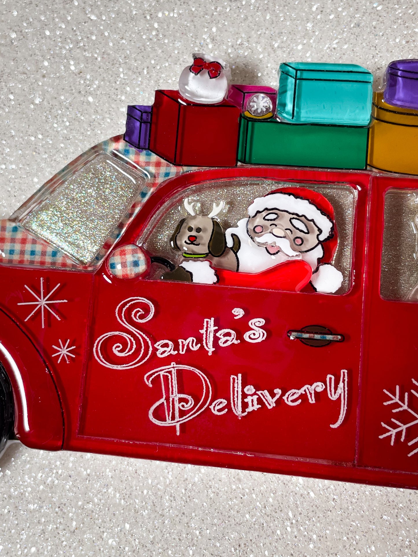 Santa’s Delivery with reindeers