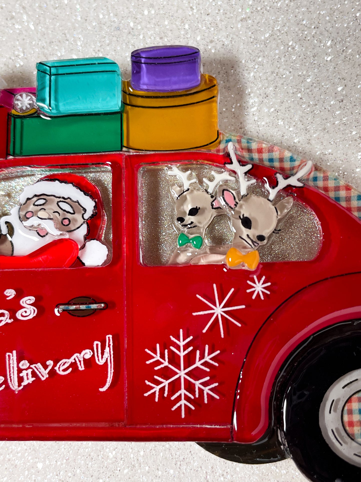 Santa’s Delivery with reindeers