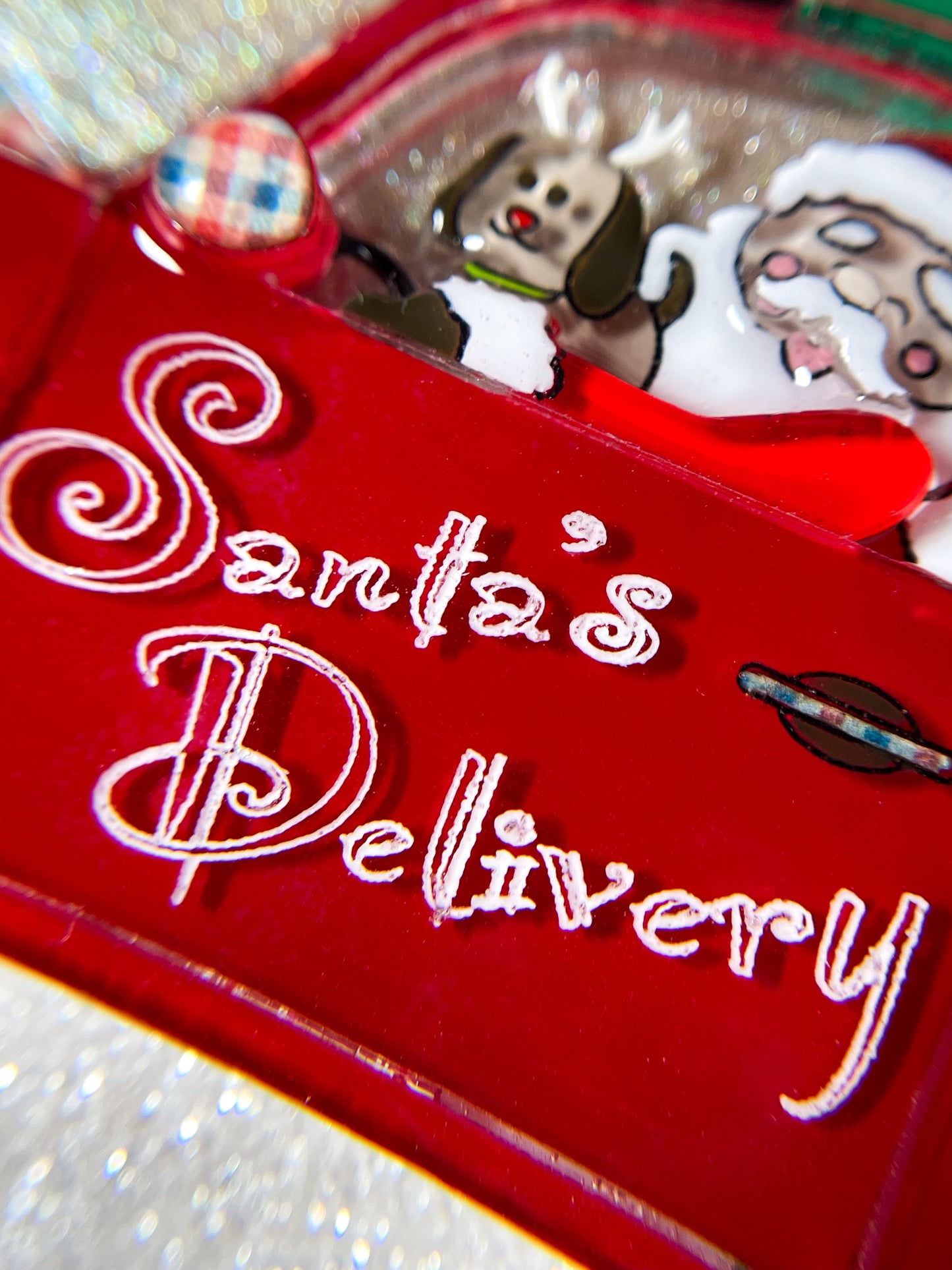 Santa’s Delivery with reindeers