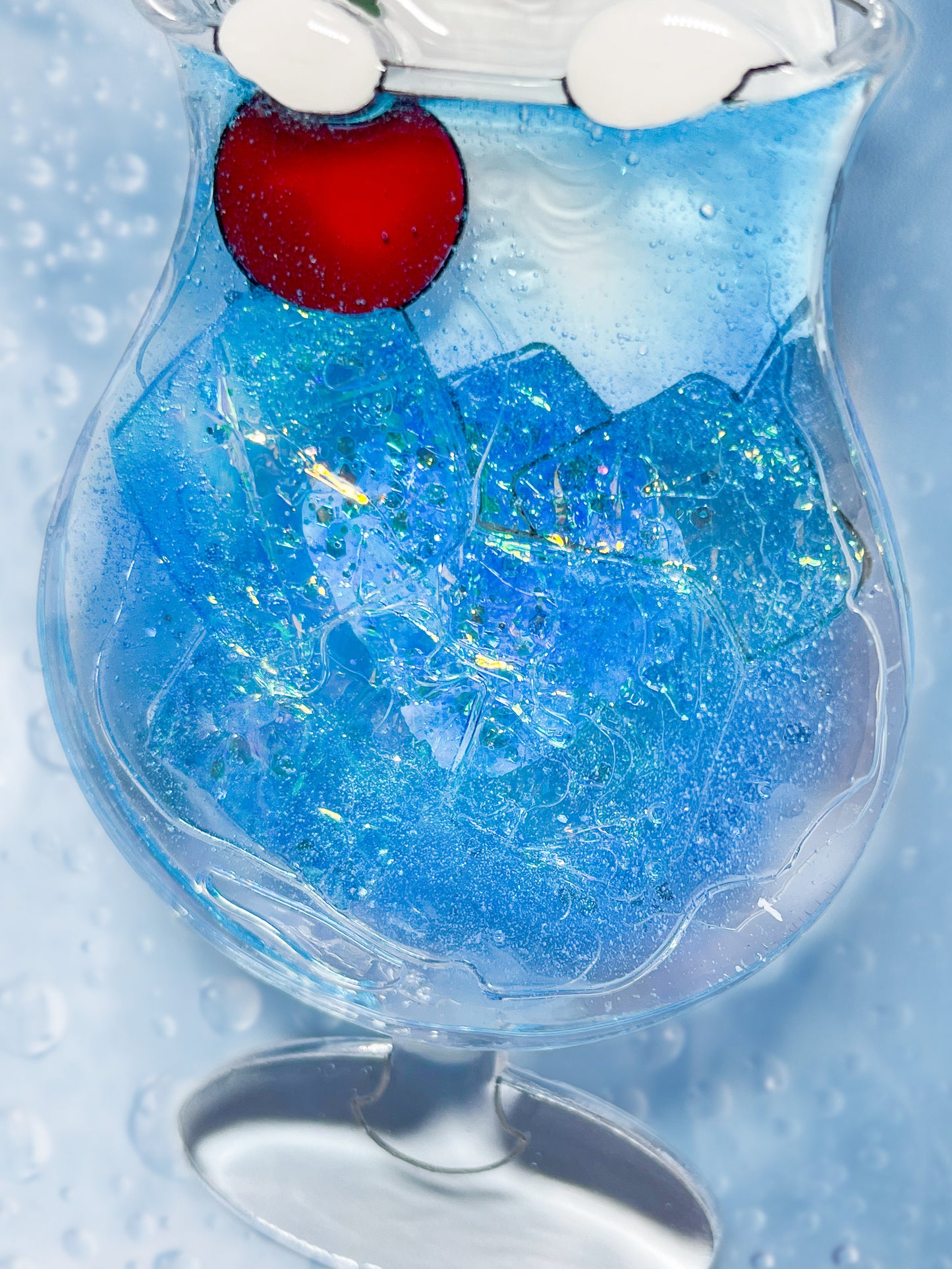 Ice cream float collection - Polar bear floated ramune soda brooch