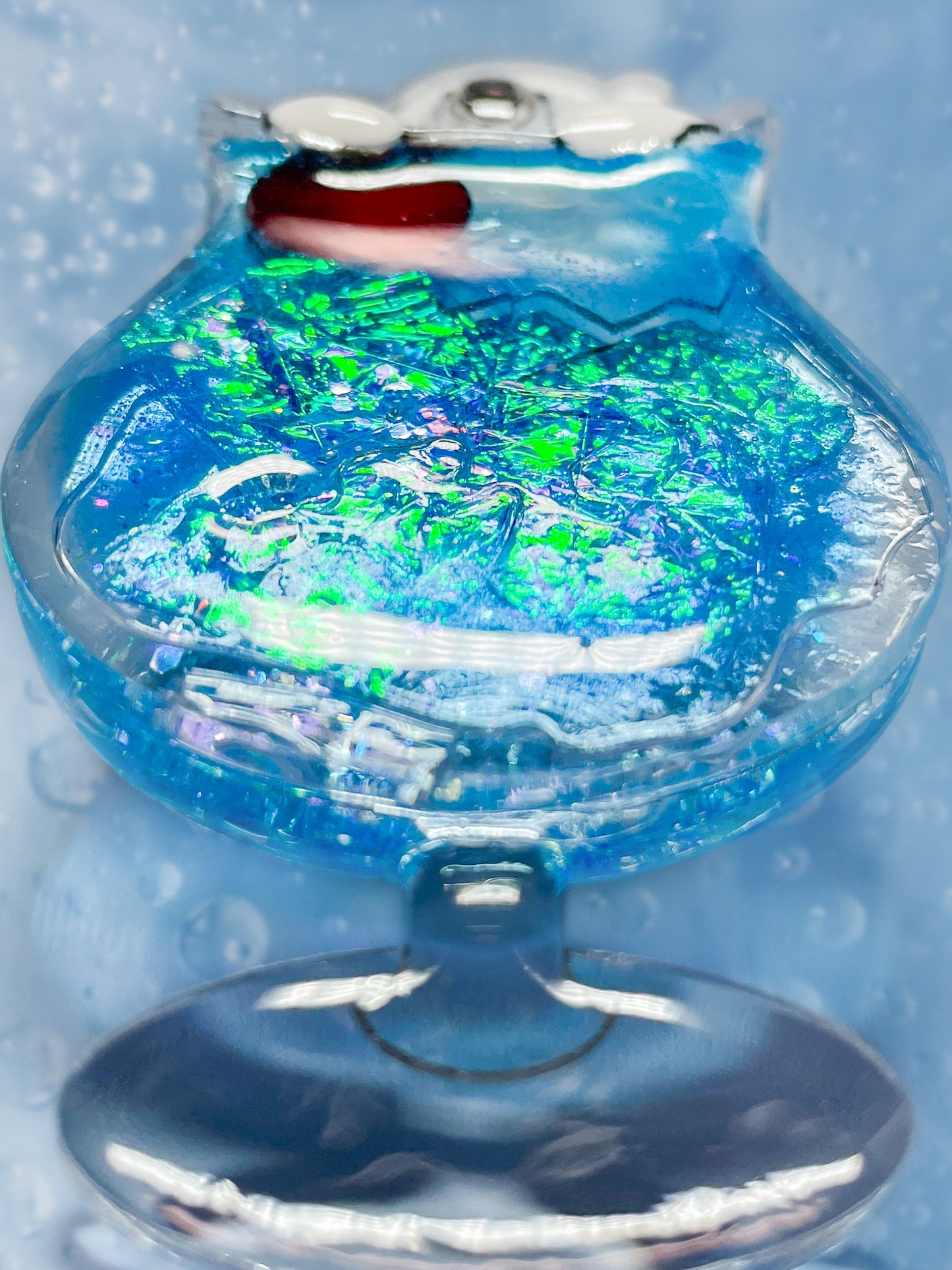 Ice cream float collection - Polar bear floated ramune soda brooch