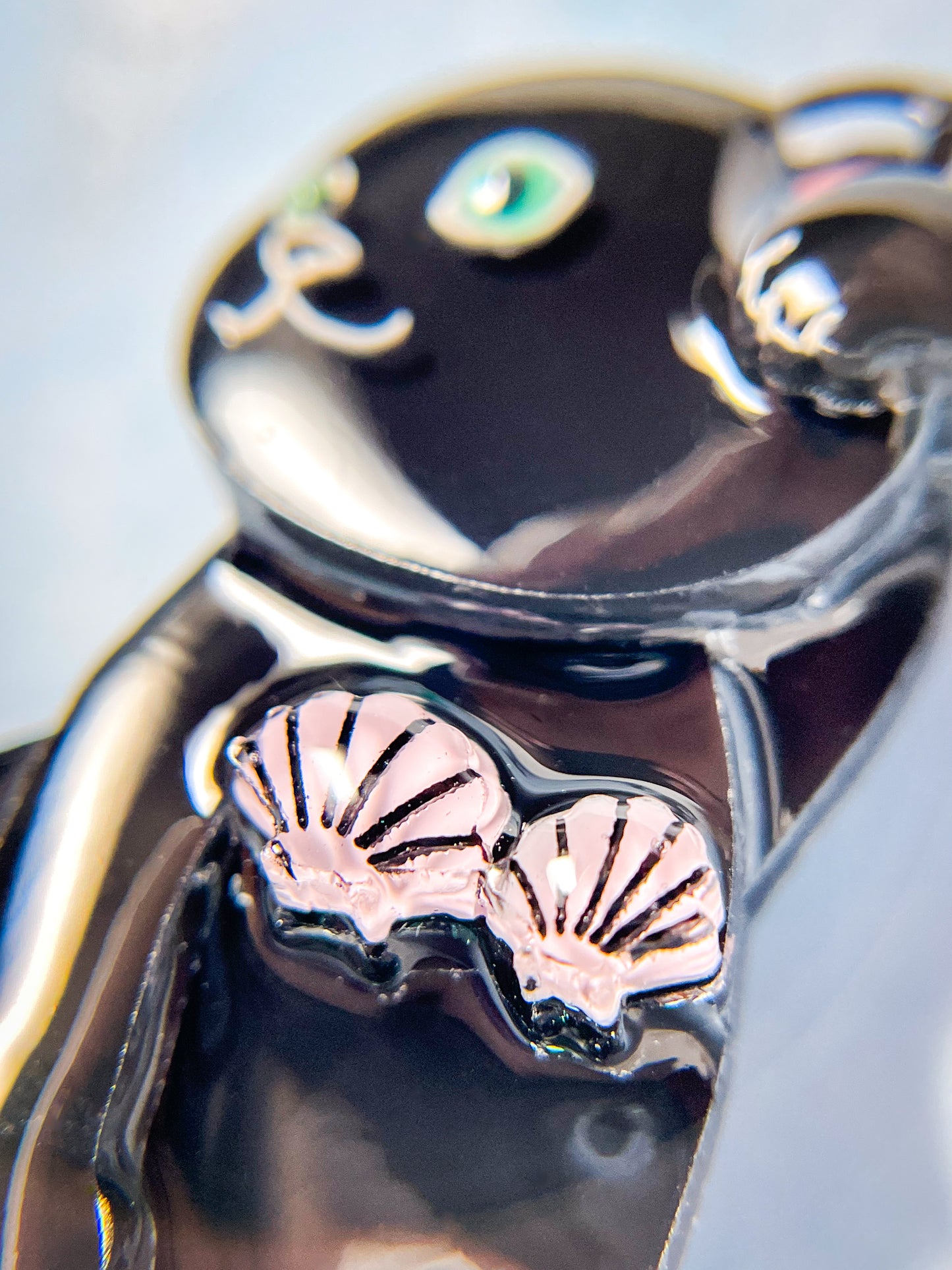 Meowmaid brooches (Green)