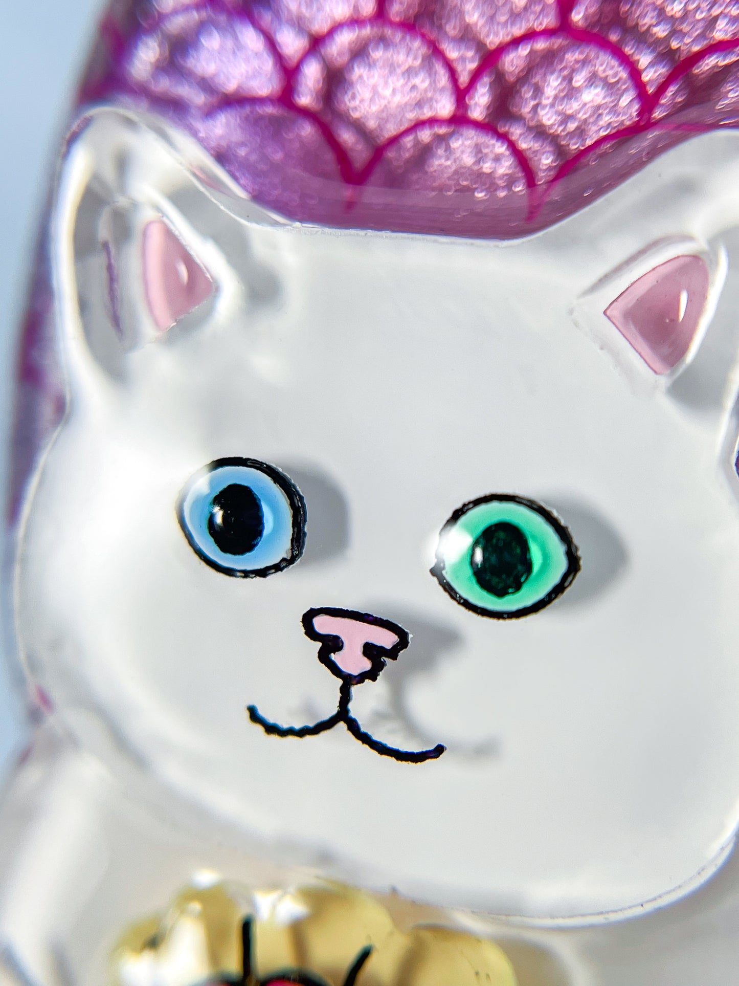 Meowmaid brooch (Pink)