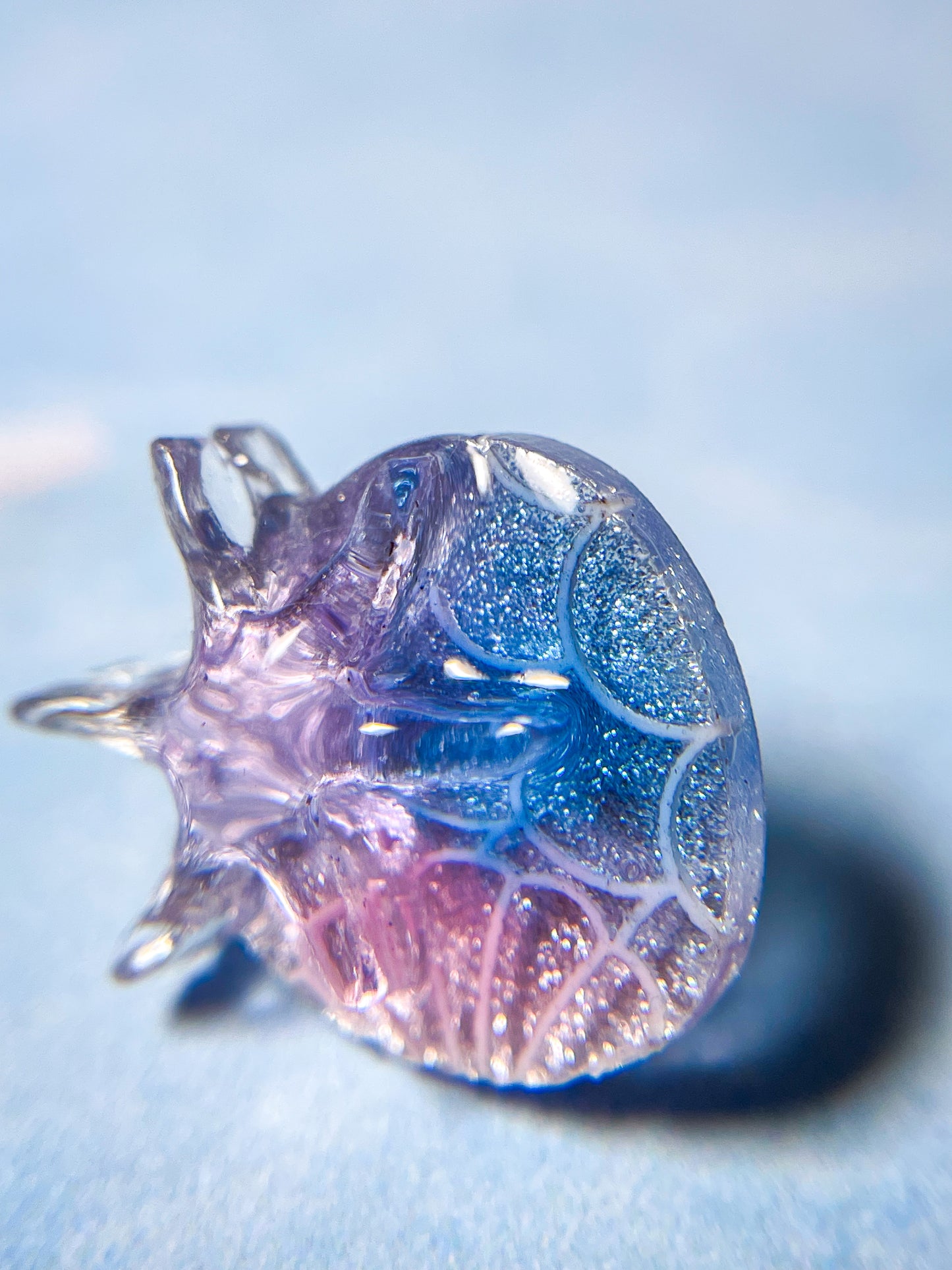 Mermaid earrings (Blue)