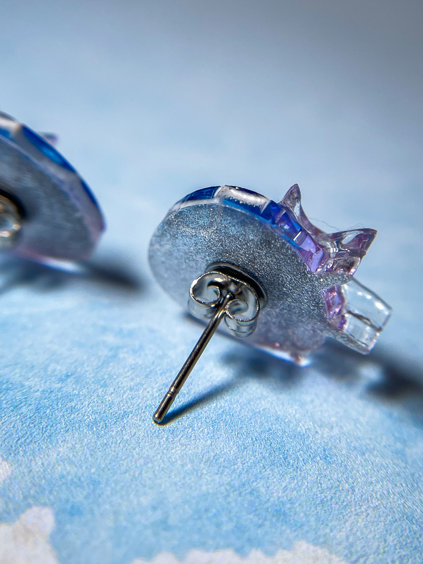 Mermaid earrings (Blue)
