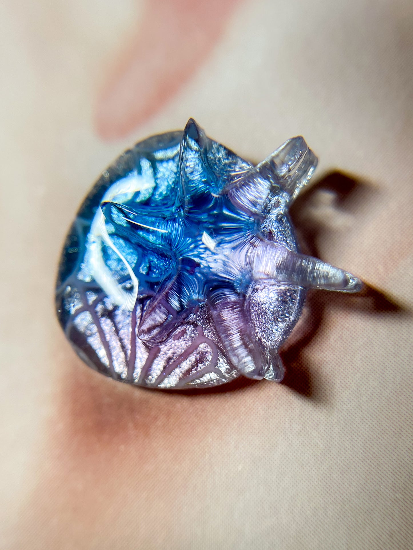 Mermaid earrings (Blue)