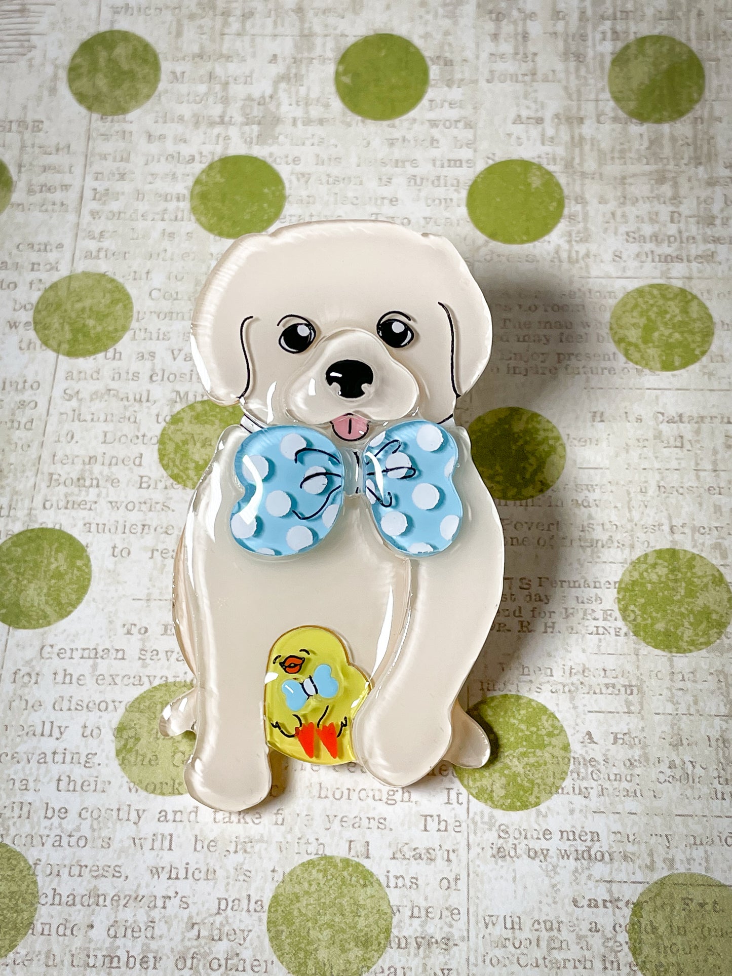Puppy & Chick (Cream)