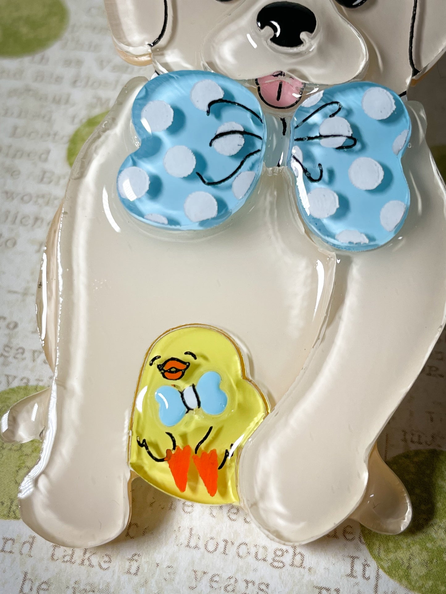 Puppy & Chick (Cream)