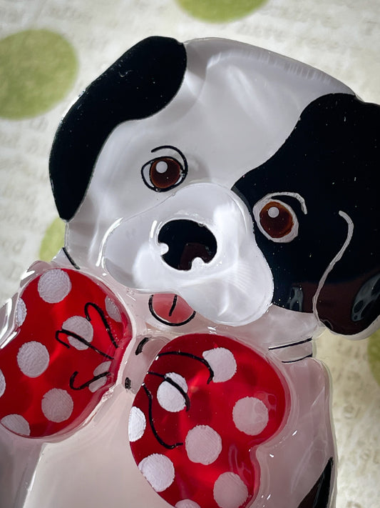 Puppy & Chick (Black & white)