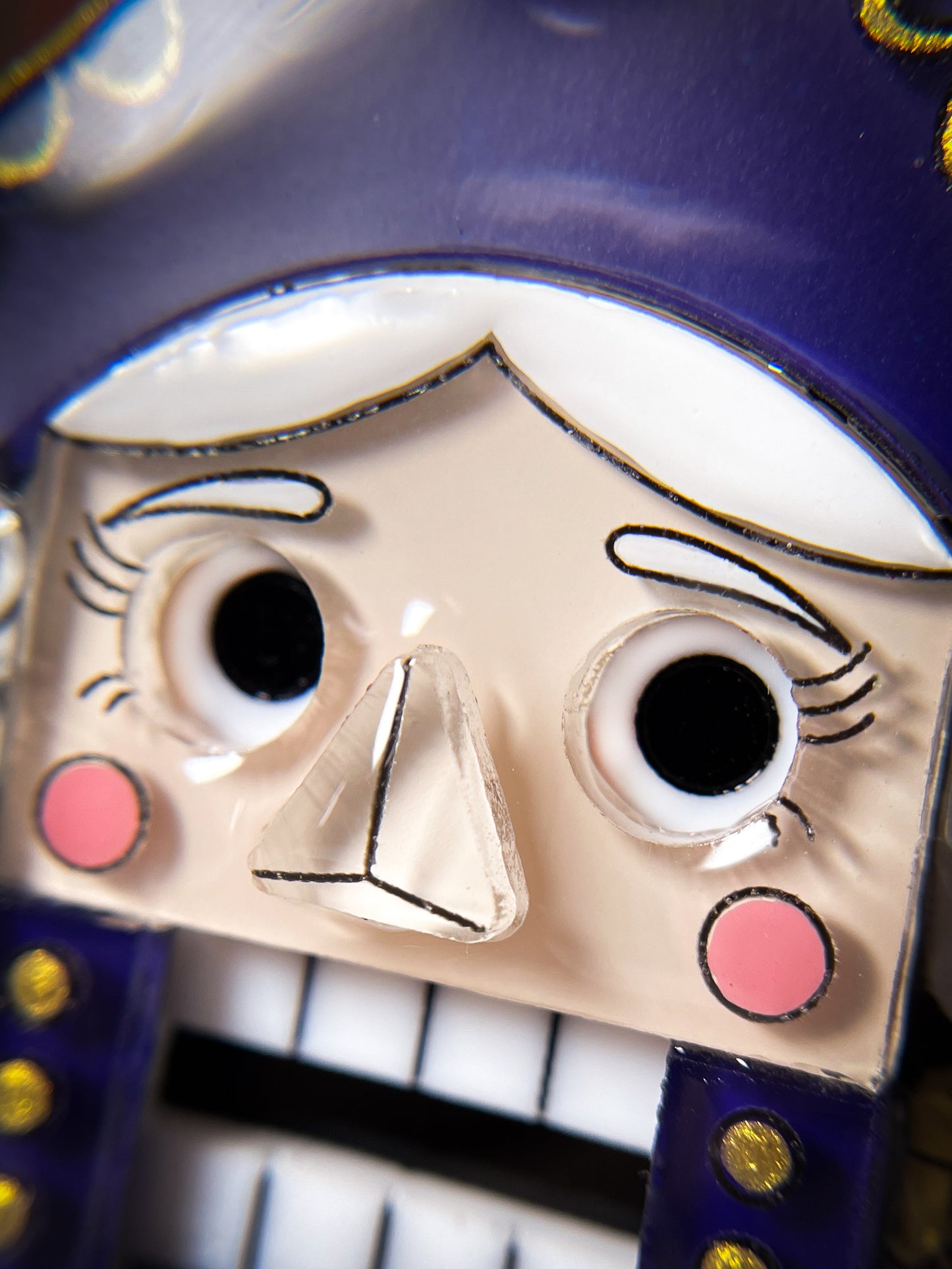 Nutcracker Brooch (Blue)