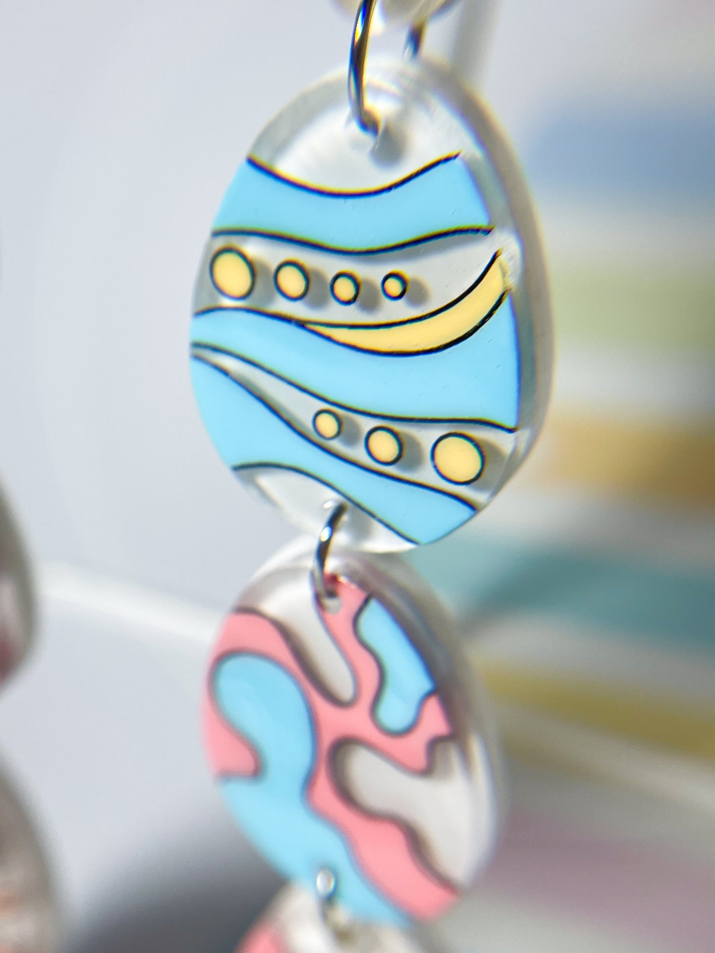Easter Egg Drop Earrings