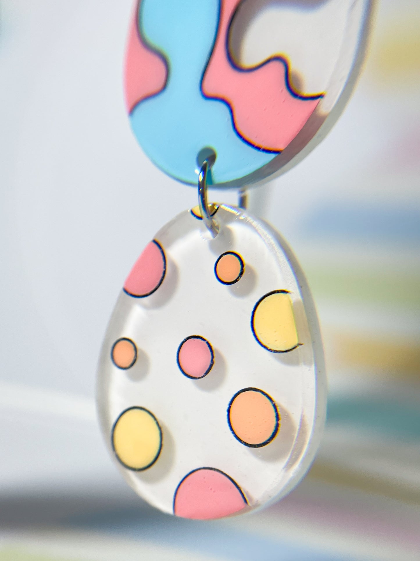 Easter Egg Drop Earrings