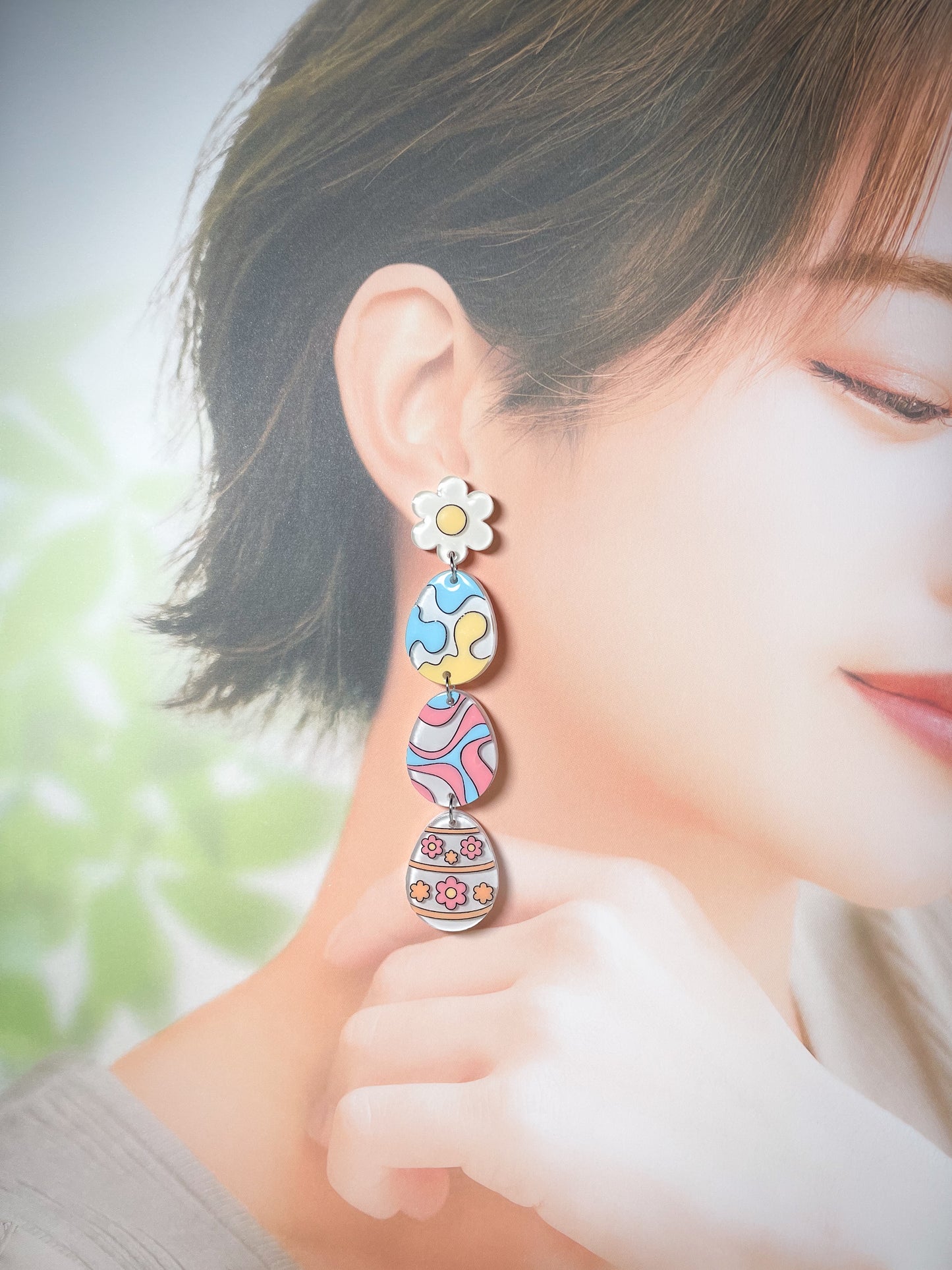 Easter Egg Drop Earrings