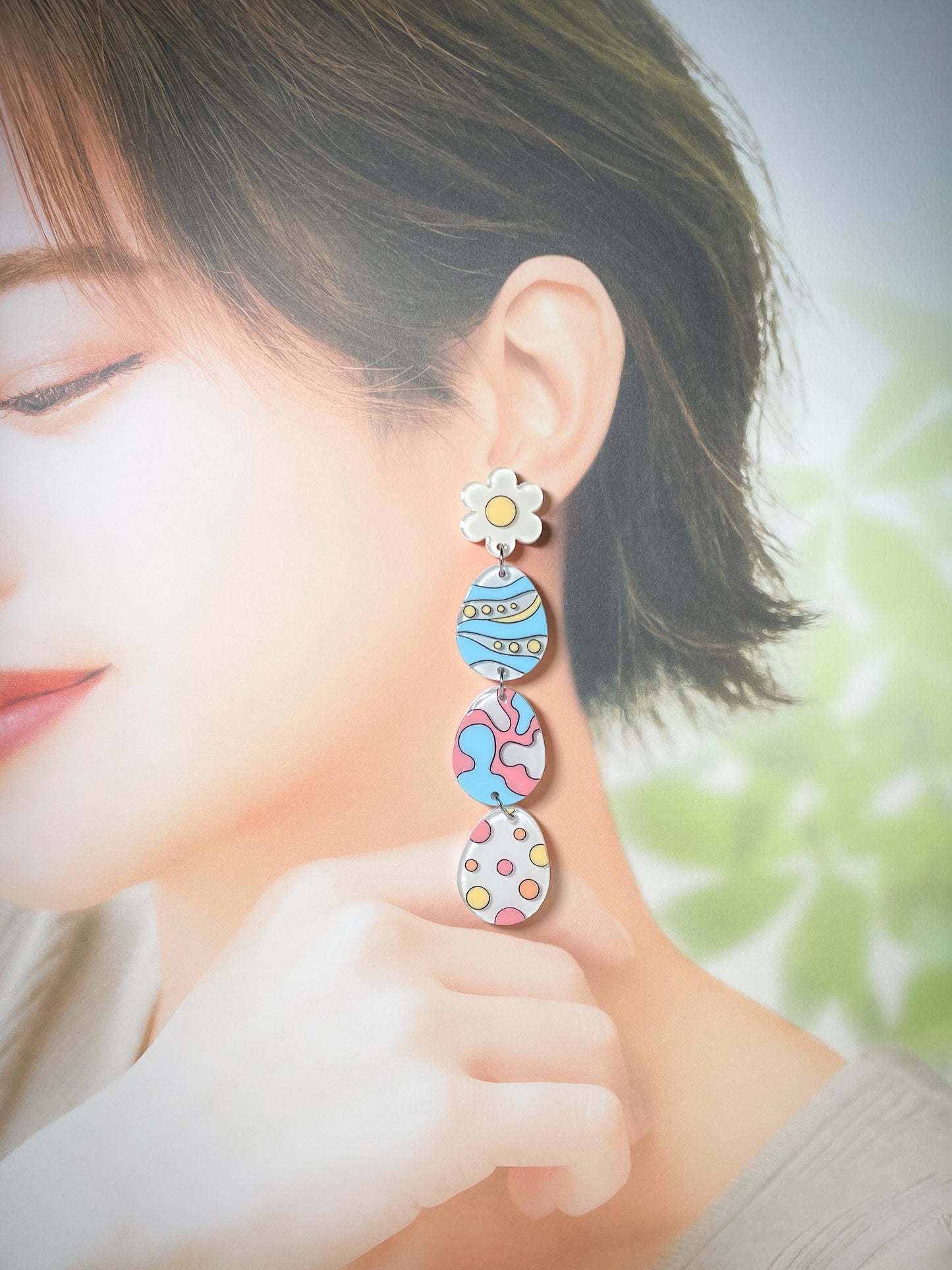 Easter Egg Drop Earrings