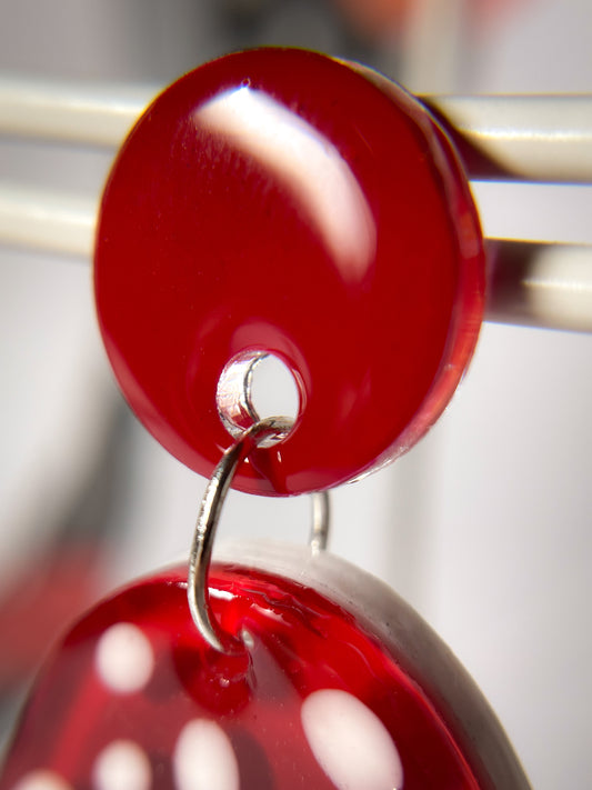 Butt mushroom drop earrings