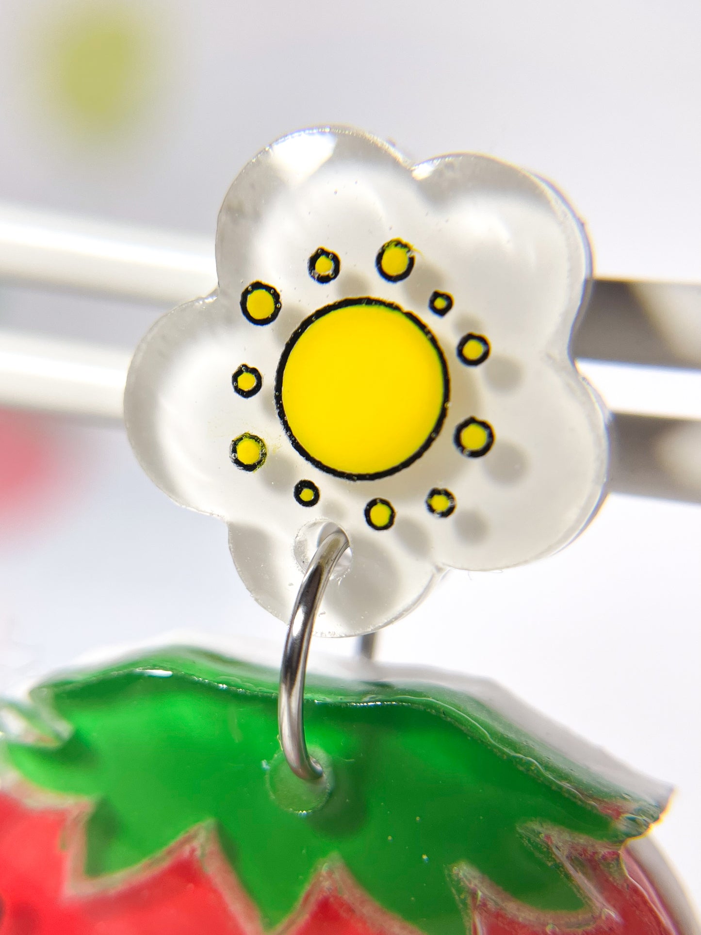 Strawberry Drop Earrings