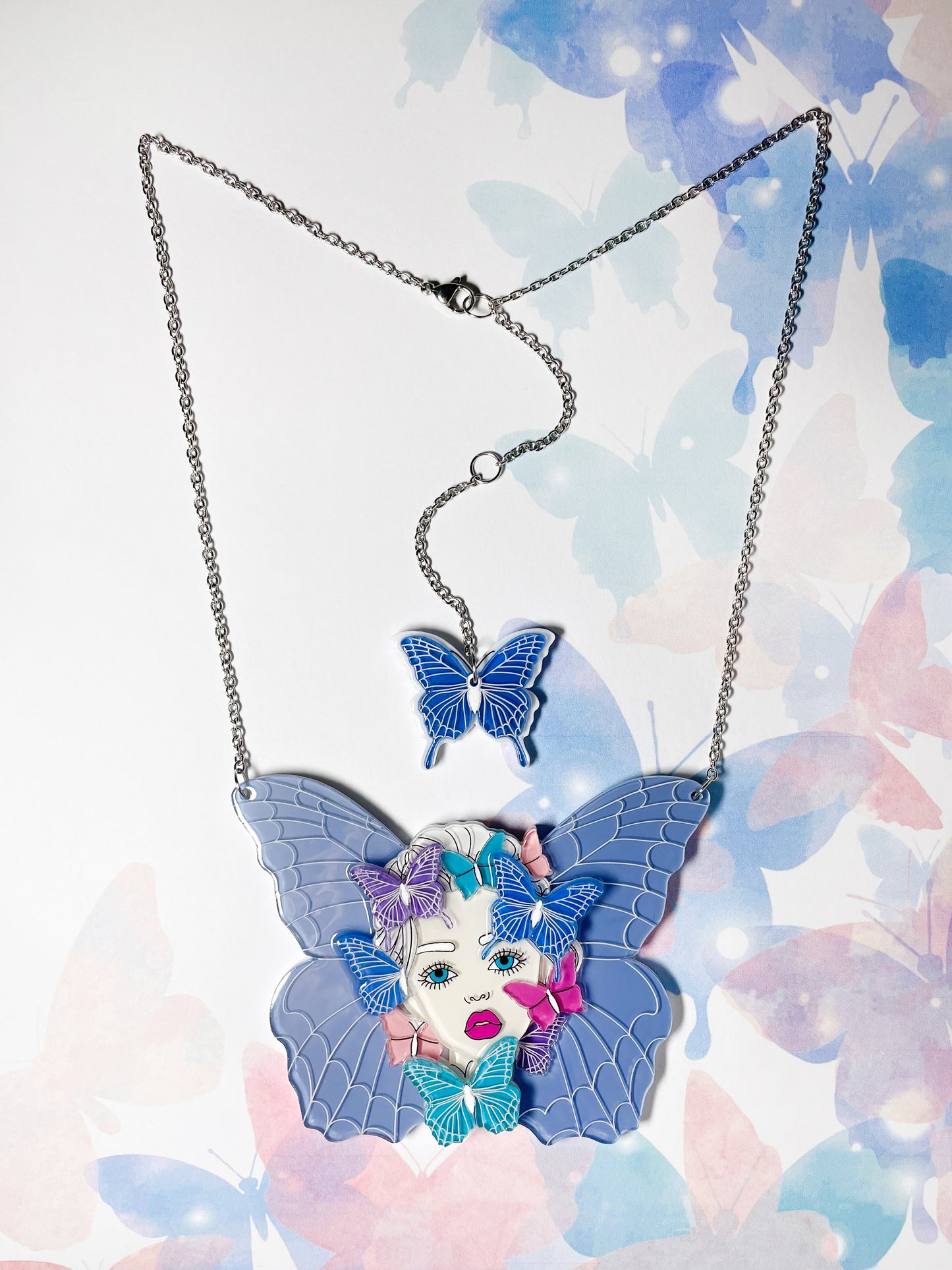 Butterfly Girl Necklace