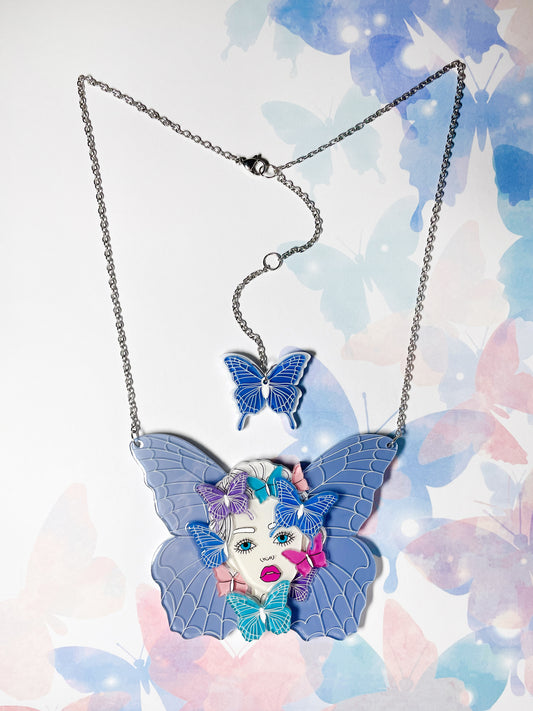 Butterfly Girl Necklace