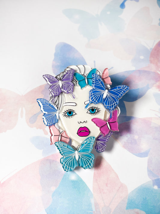 Butterfly Girl Brooch