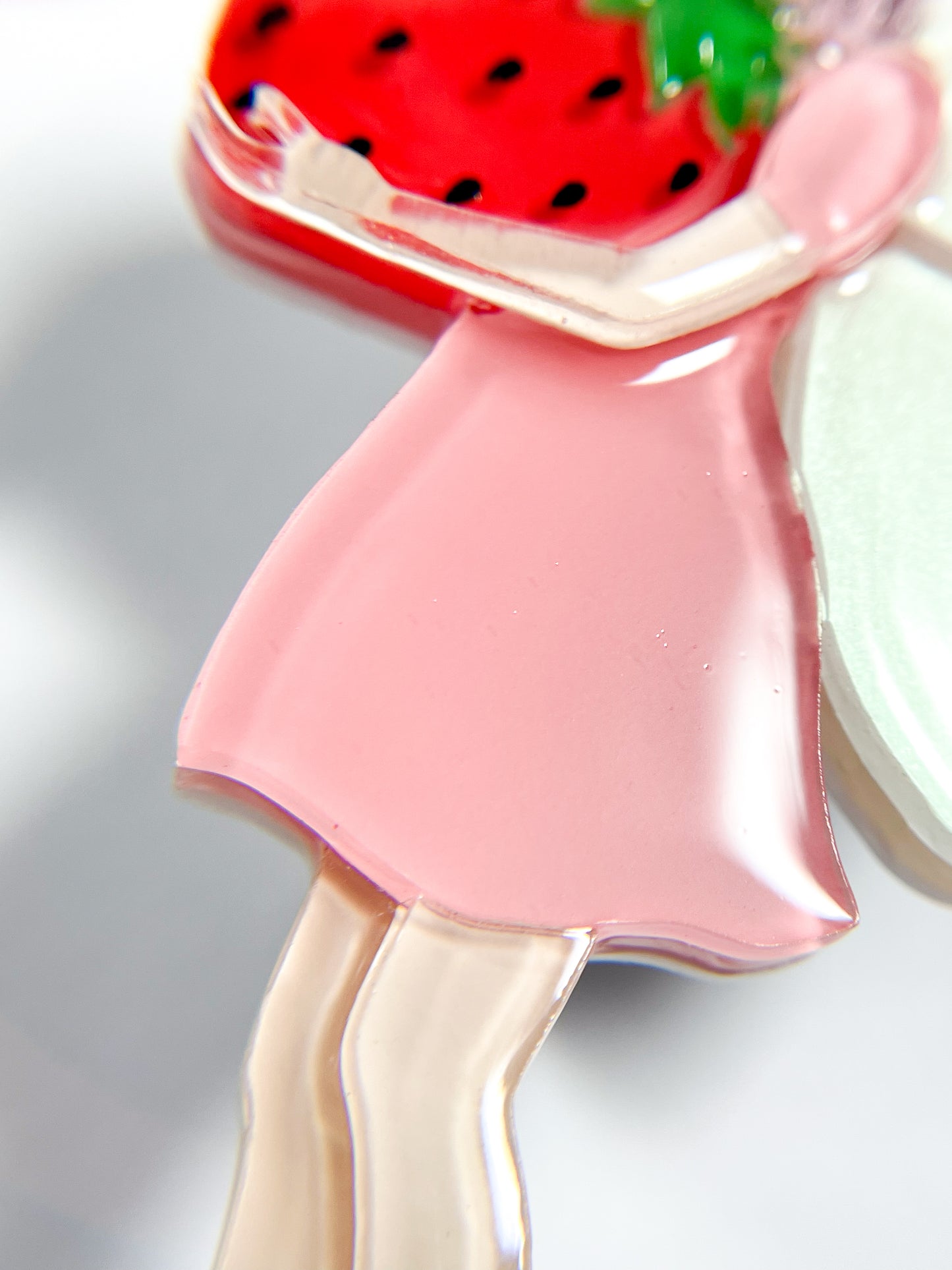 Strawberry Fairy Brooch