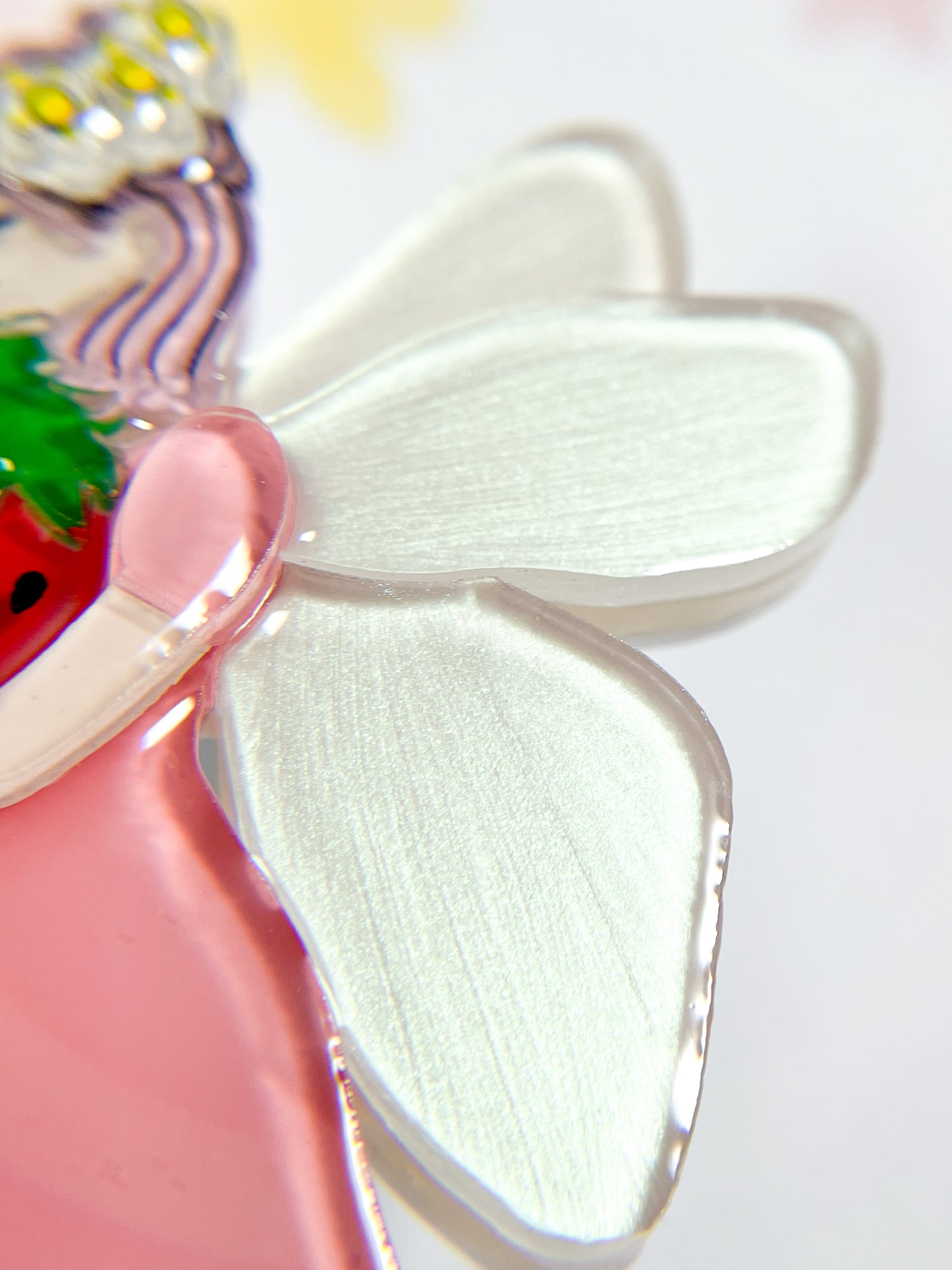 Strawberry Fairy Brooch