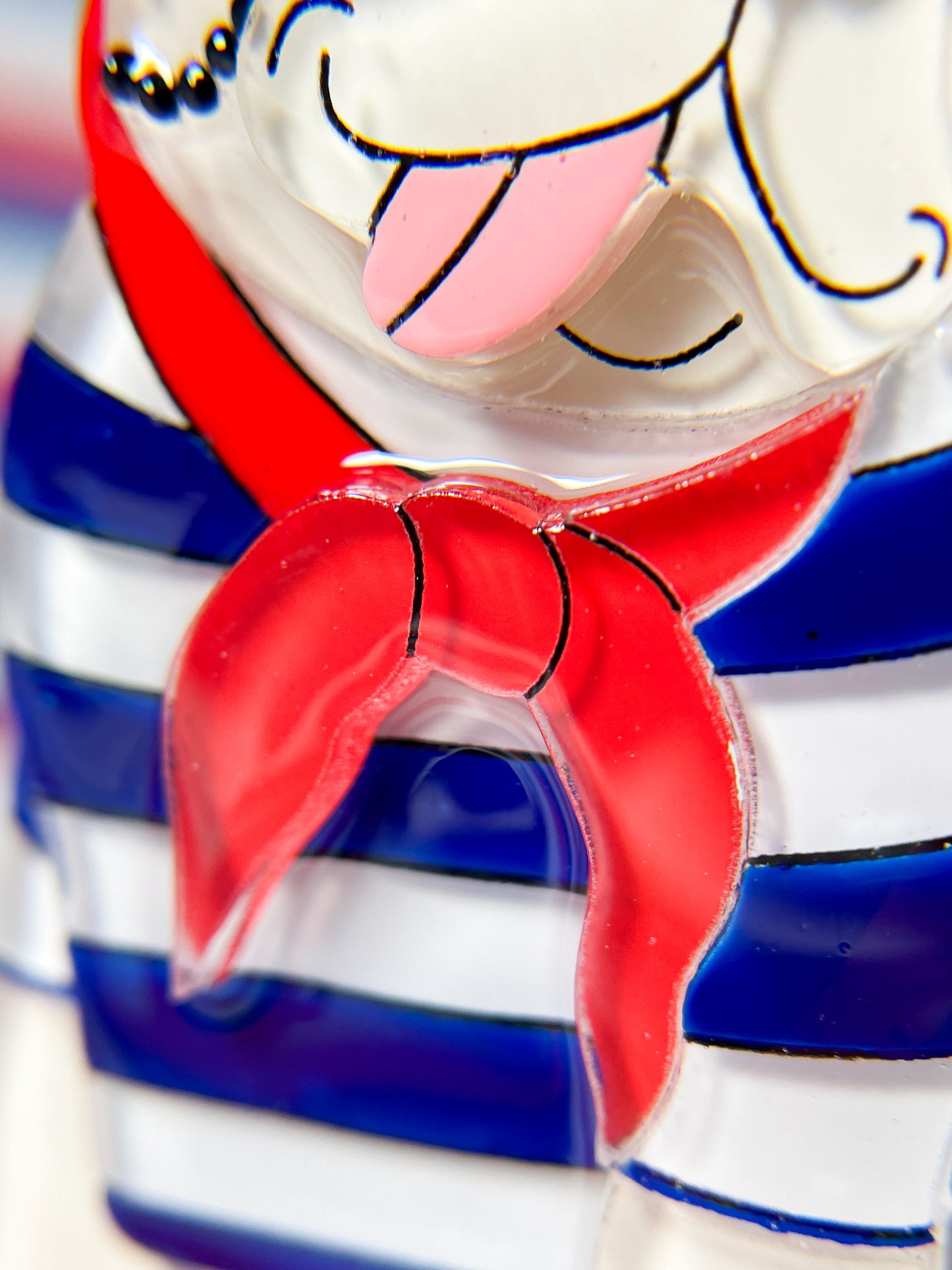 French Bulldog Brooch (Cream)