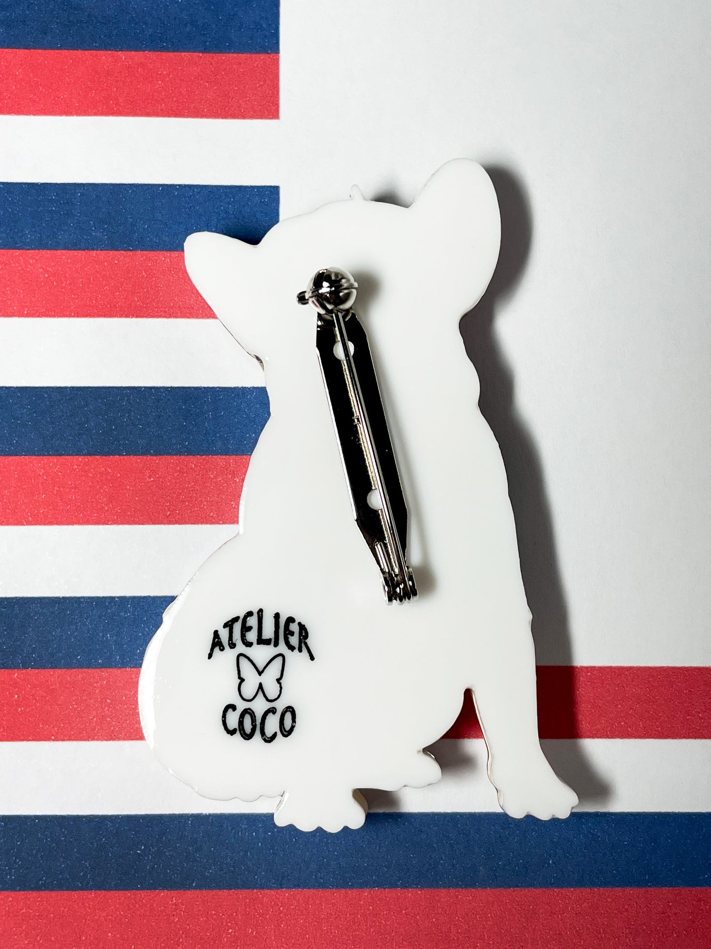 French Bulldog Brooch (Black)