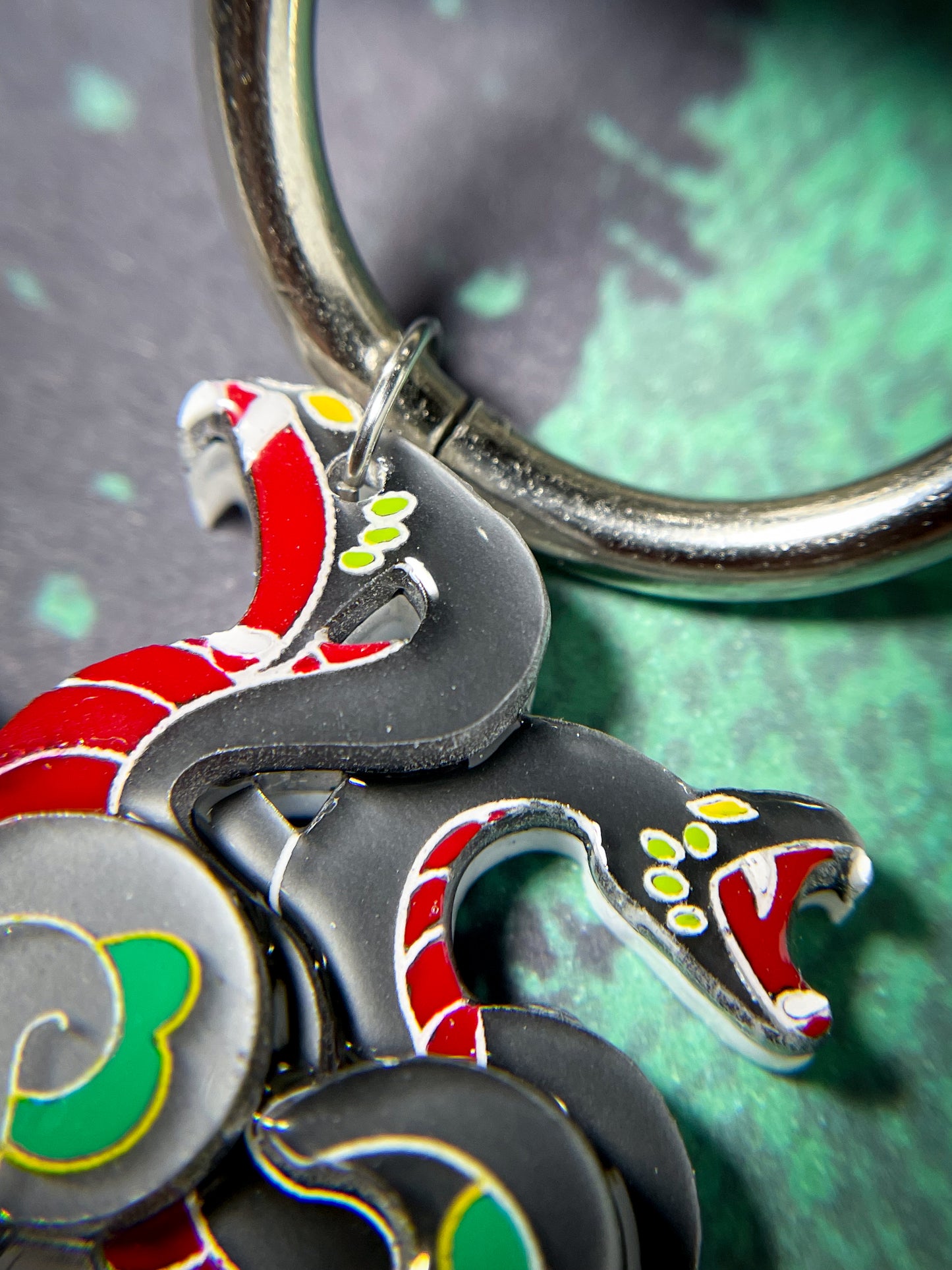 Medusa Necklace (Black Snakes)