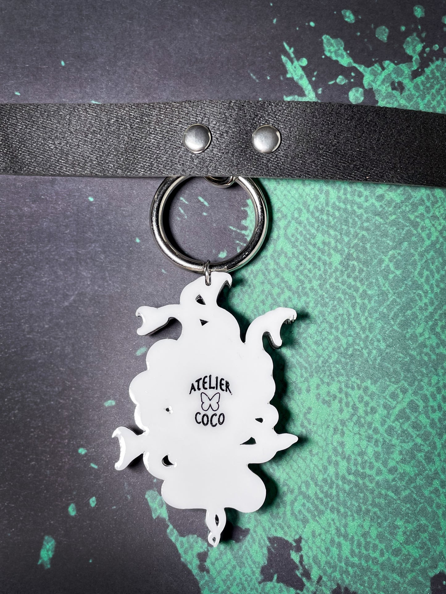 Medusa Necklace (Black Snakes)