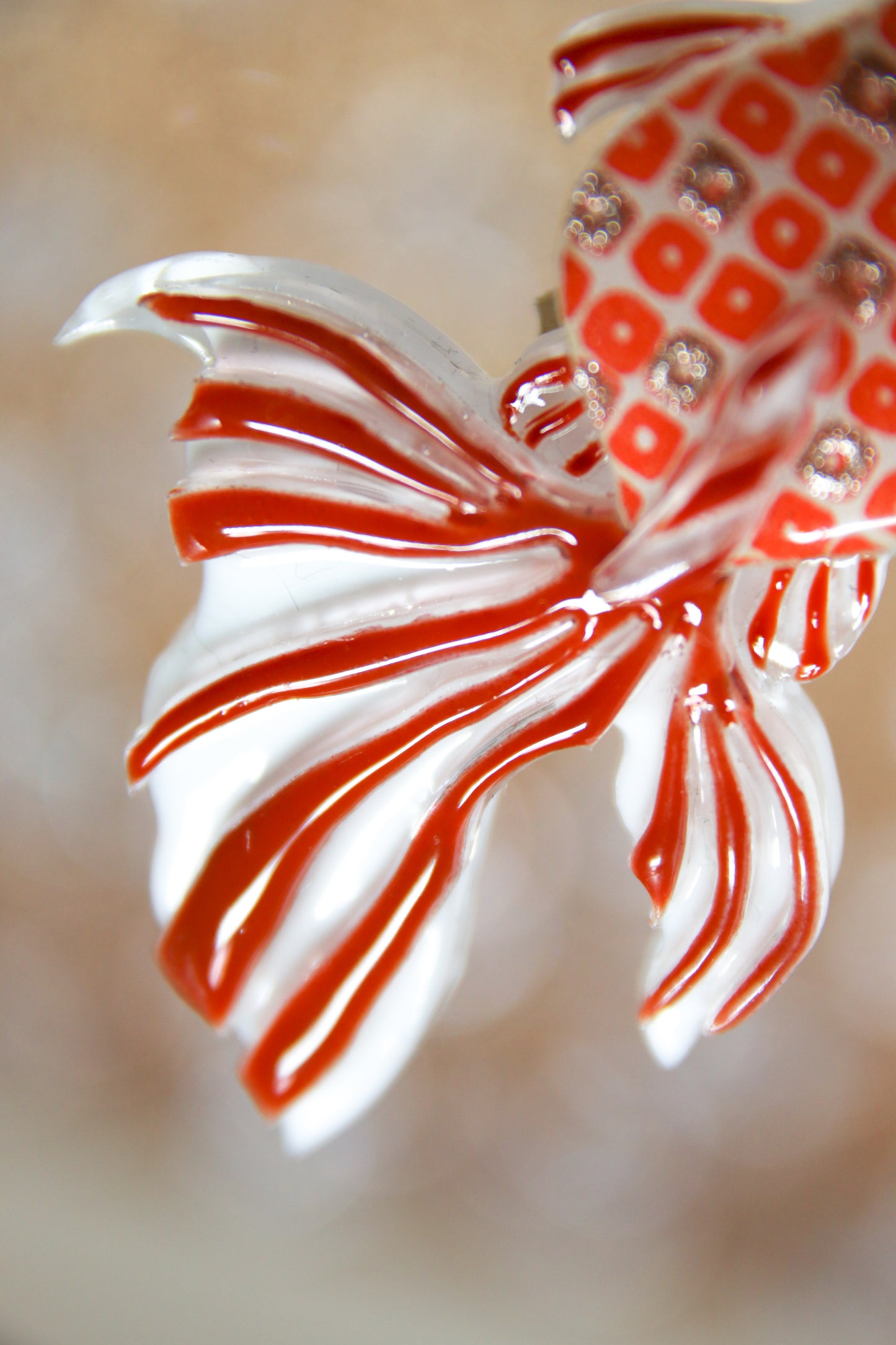 Japanese goldfish brooch