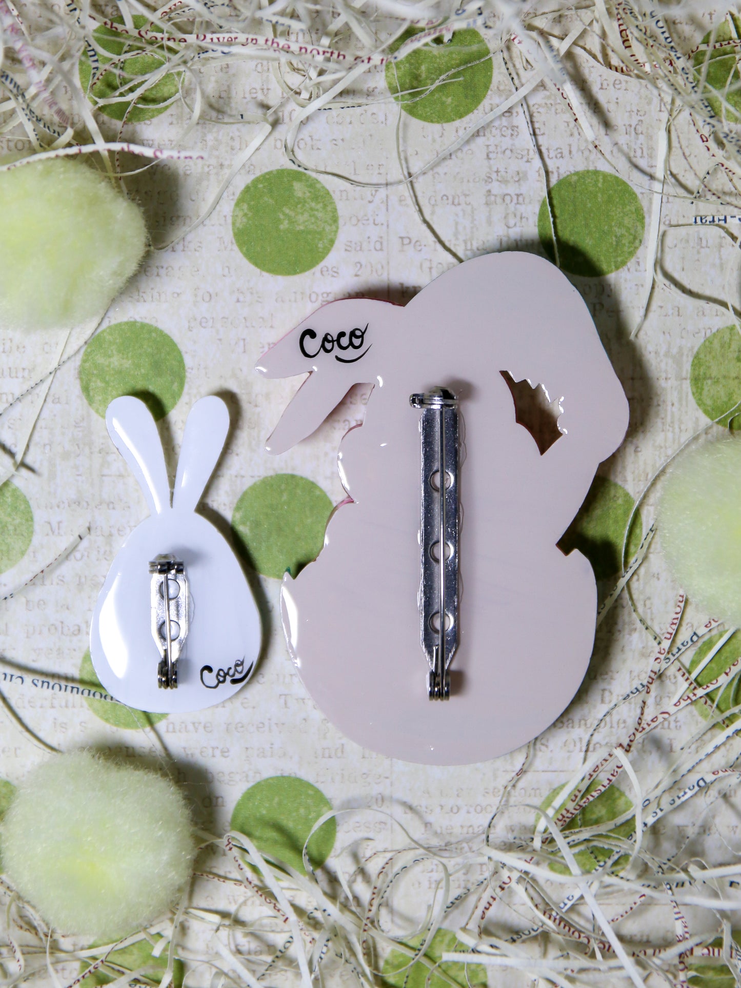 Happy easter egg bunny family (6 piece full set)