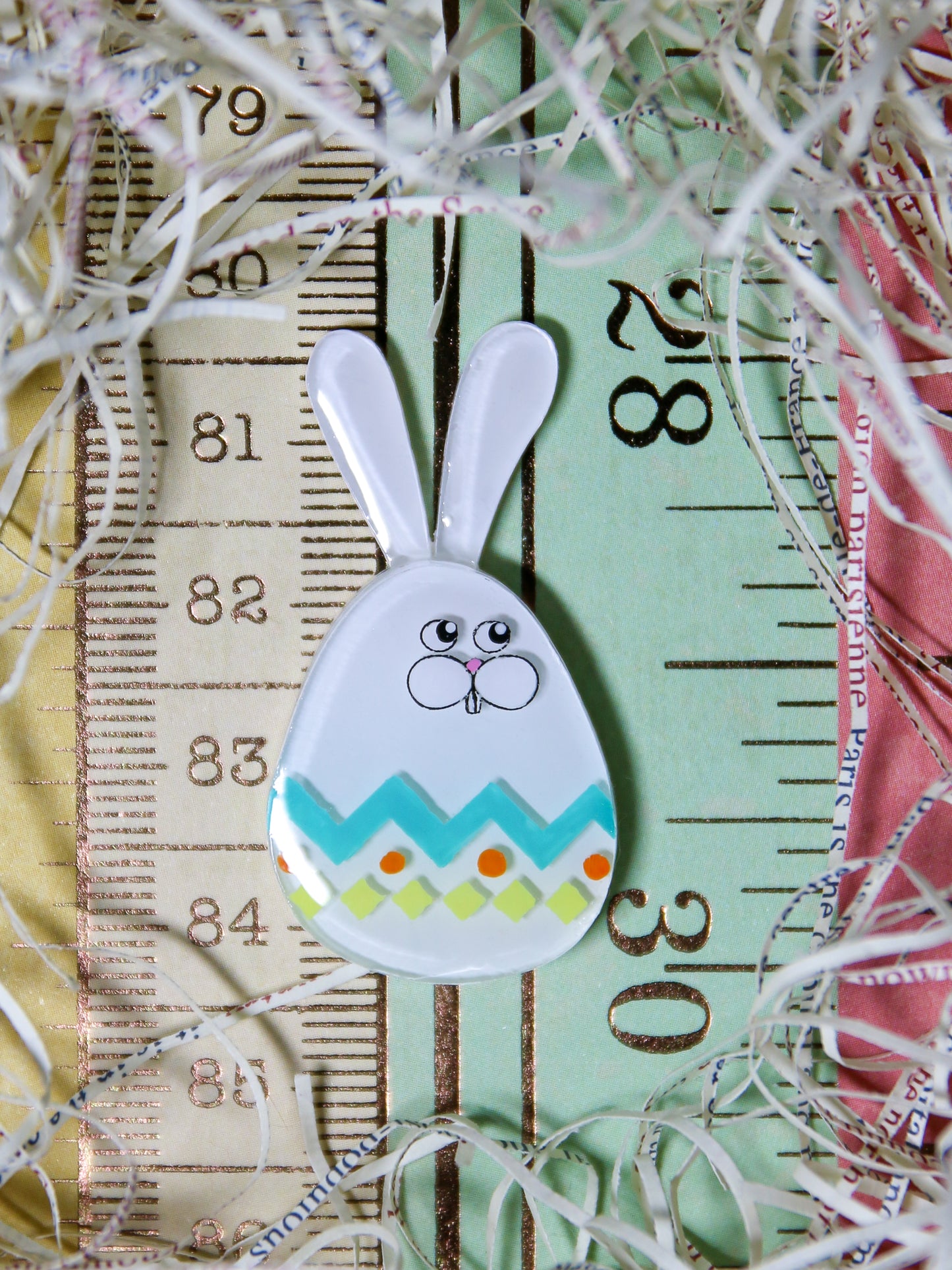 Happy easter egg bunny - Medium egg bunny(Green)
