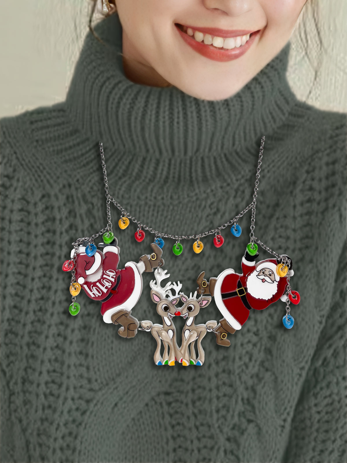 Ho Ho Holiday Hangout Necklace