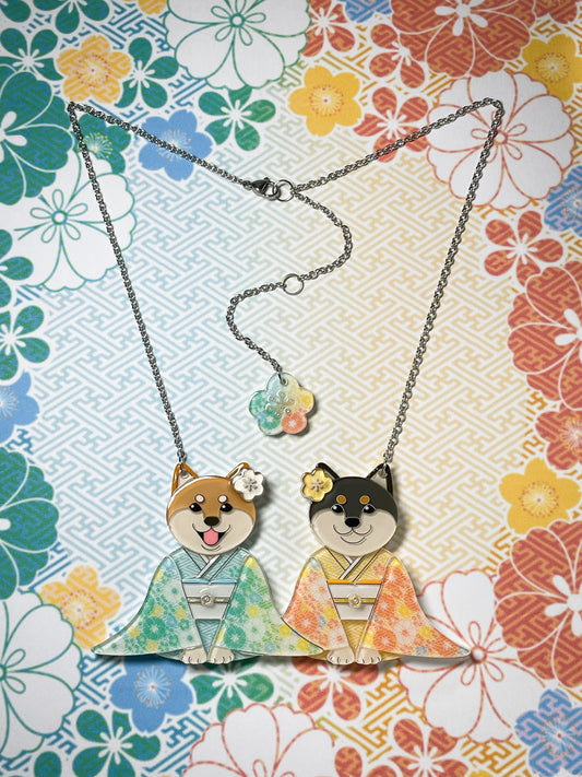 Kimono Shiba Necklace