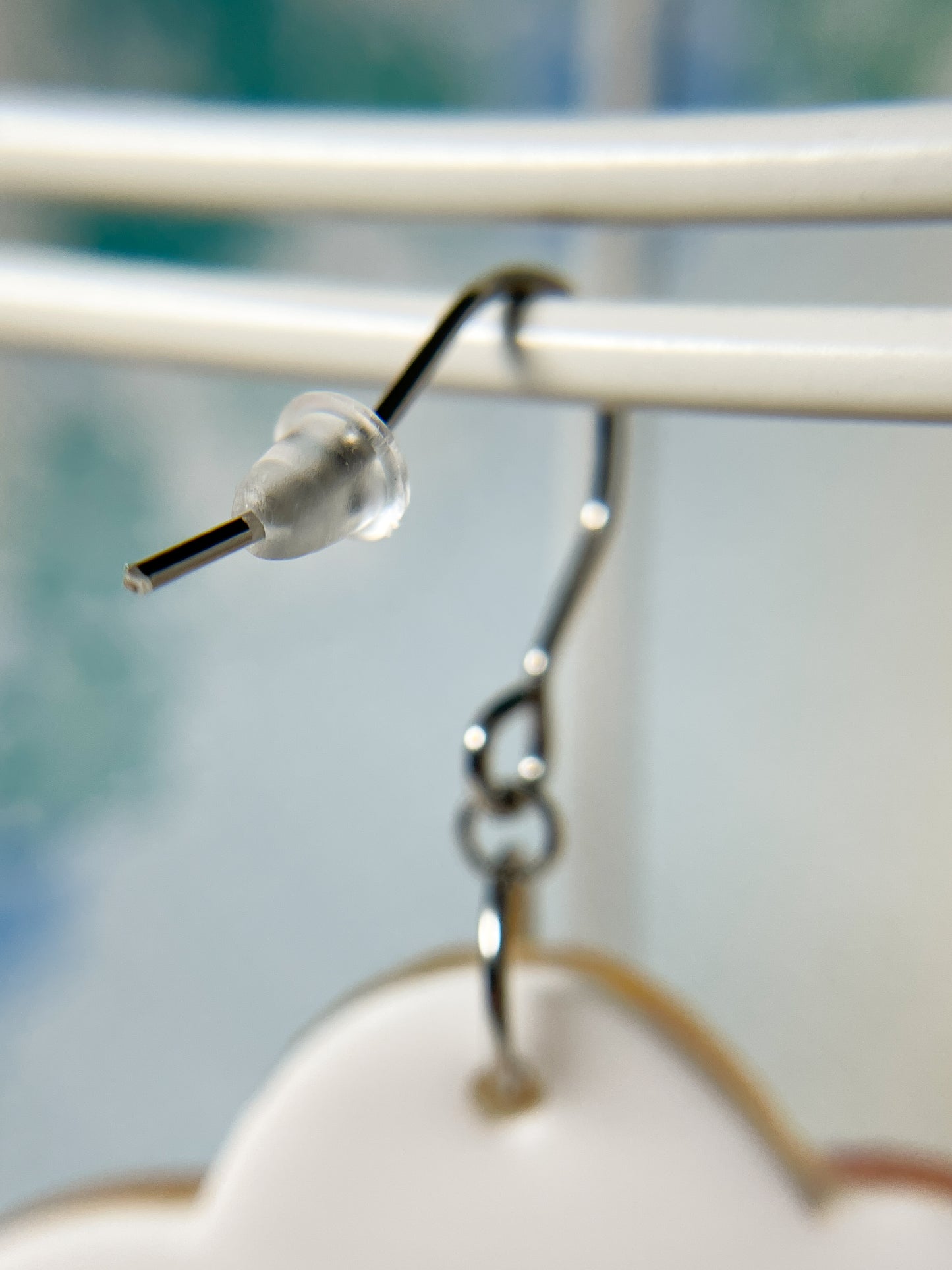 Plum Blossom Drop Earrings (Orange)