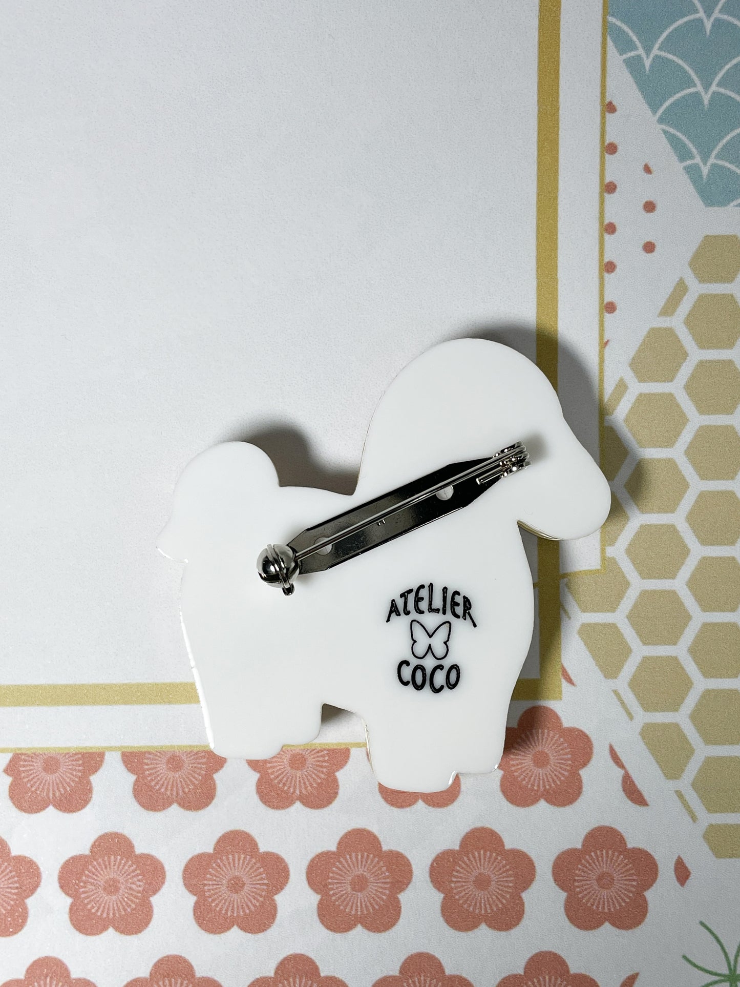 Glückspferd-Brosche