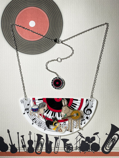 The Town Musicians of Bremen Necklace