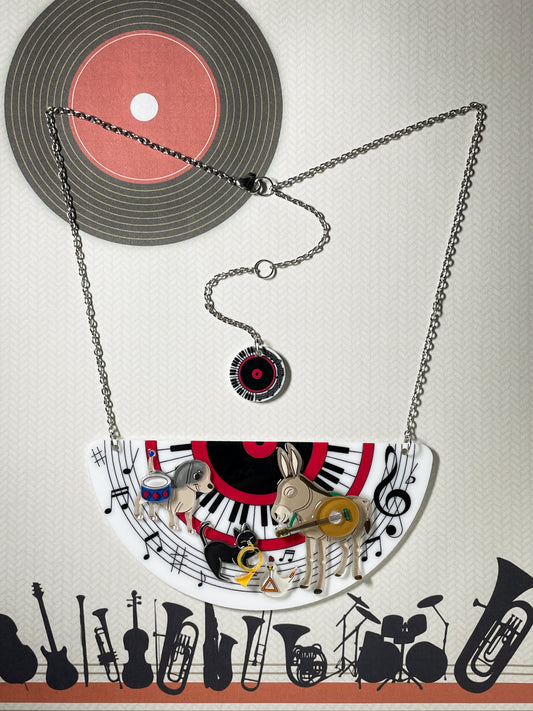 The Town Musicians of Bremen Necklace