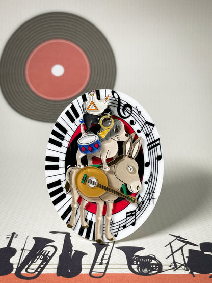 ラッキーホース ブローチ